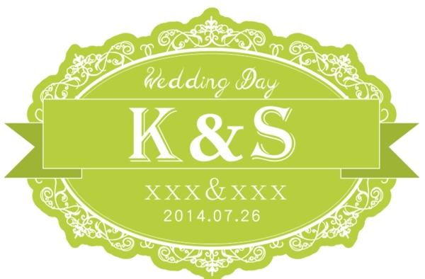 婚禮LOGO邊框