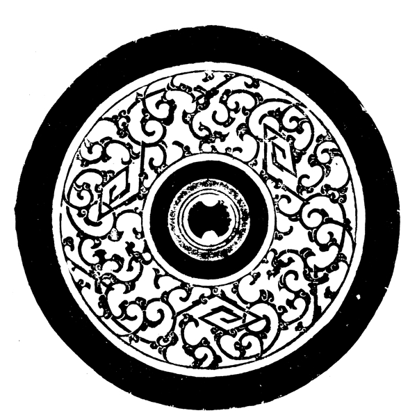 瓦當圖案秦漢時期圖案中國傳統(tǒng)圖案圖案049