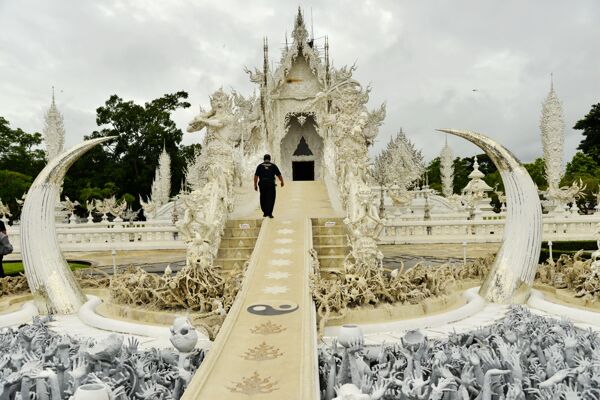 泰国清莱灵光寺风景