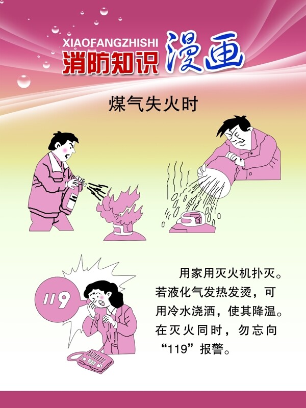 消防知識(shí)漫畫(huà)