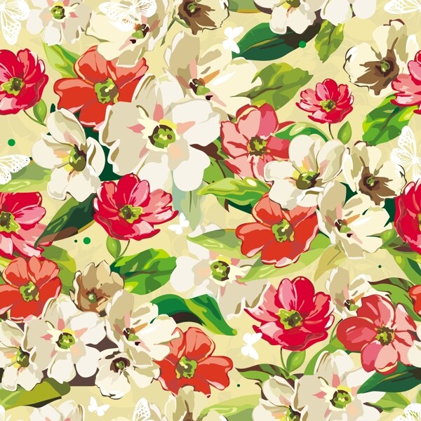 歐美花紋2266矢量EPS