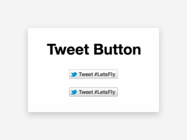 最新Tweet按鈕