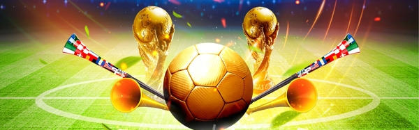 足球世界杯比赛banner背景