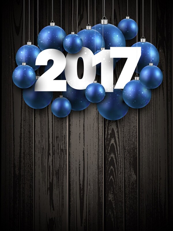 2017藍(lán)色氣球背景素材