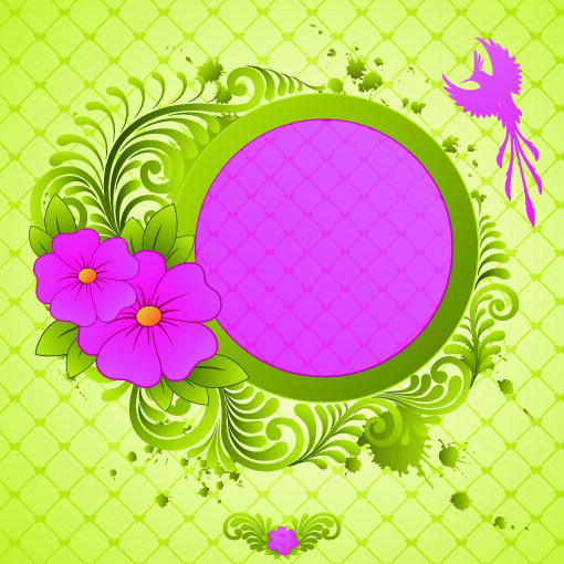 歐美花紋3620矢量EPS