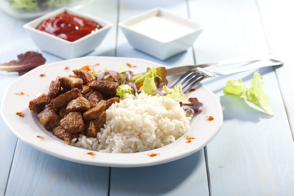 盤子內(nèi)的米飯圖片