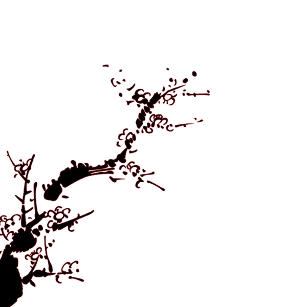 中國(guó)風(fēng)梅花裝飾元素可商用