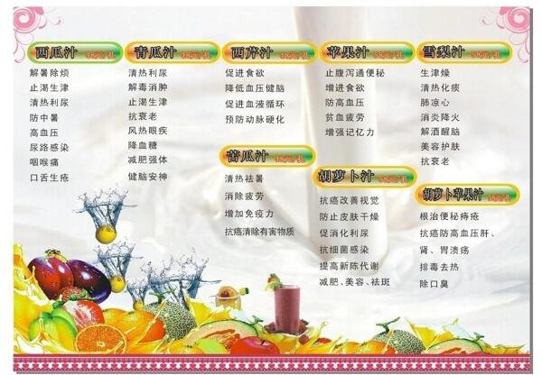 果汁單圖片