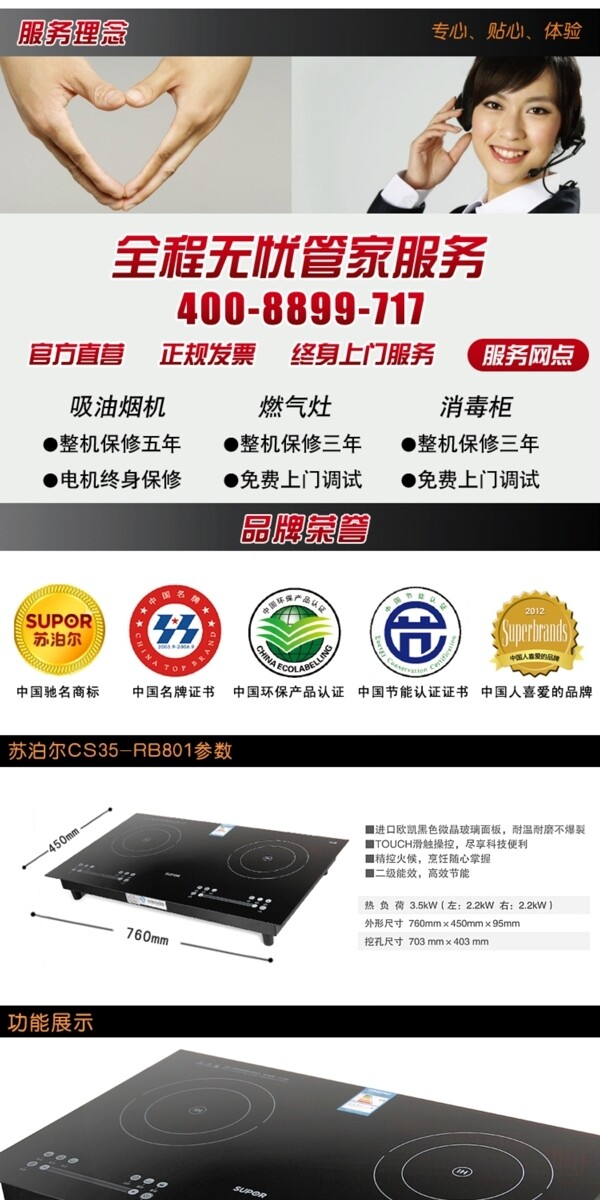 廚房用具詳情頁