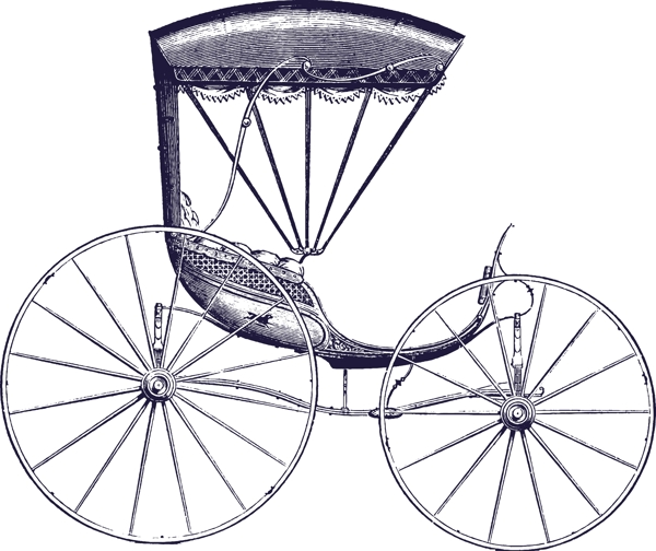 手繪復(fù)古車
