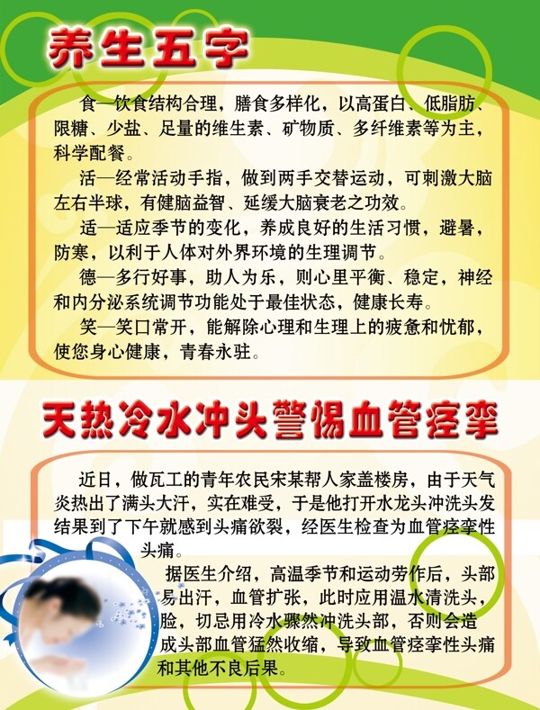 養(yǎng)生展板圖片