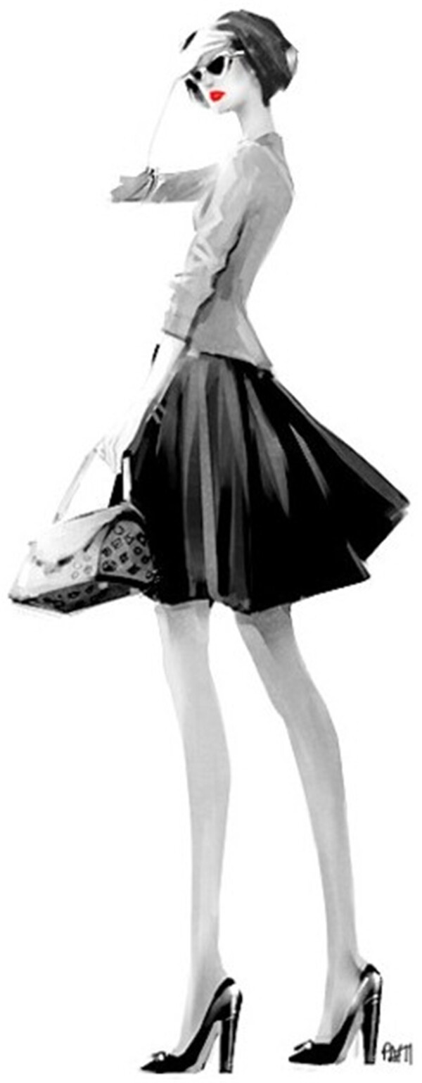 時(shí)尚女裝設(shè)計(jì)圖