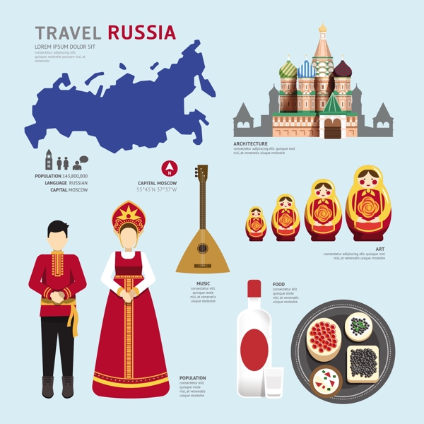 俄罗斯文化元素图片