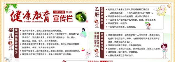 健康宣傳欄