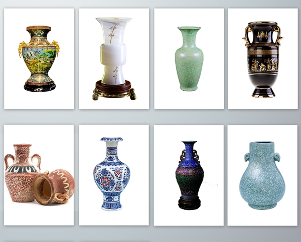 免抠中国古典花瓶