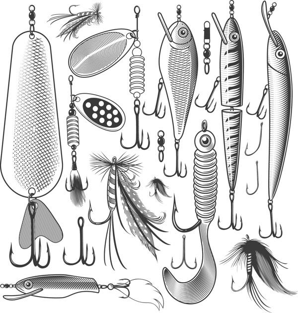 矢量魚圖片