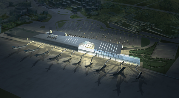 机场建筑效果图片