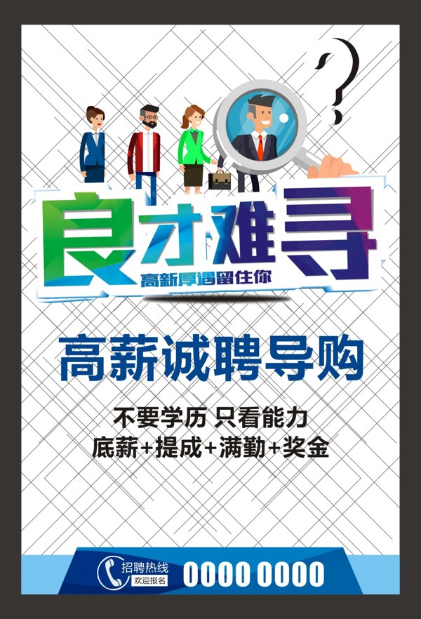 招聘海報