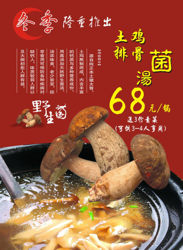 排骨菌湯