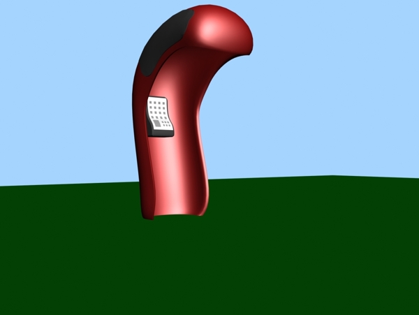0804小品城市雕塑电话亭免费下载模型3D28