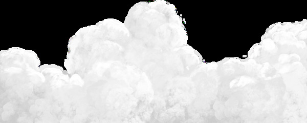 云朵云层插画卡通装饰海报素材