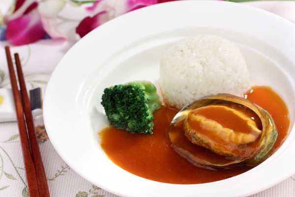 鮑魚撈飯圖片