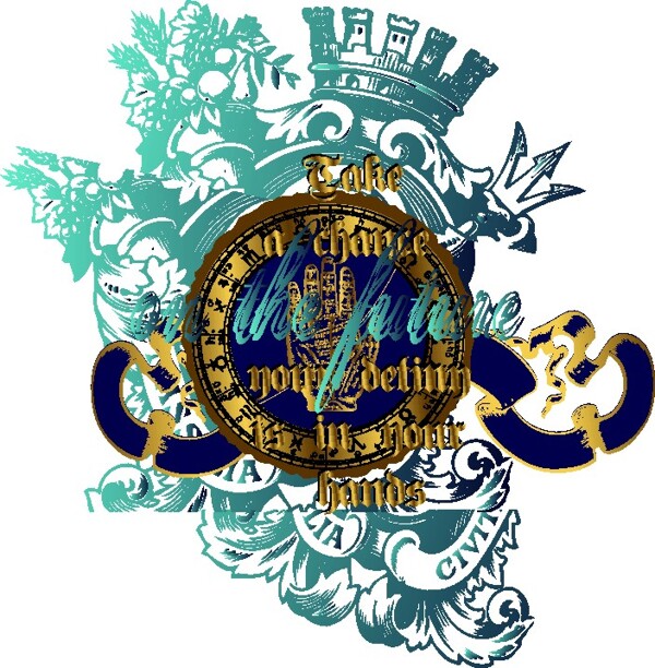 歐美花紋7414矢量CDR