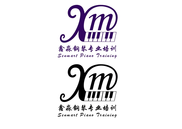 鋼琴培訓logo圖片