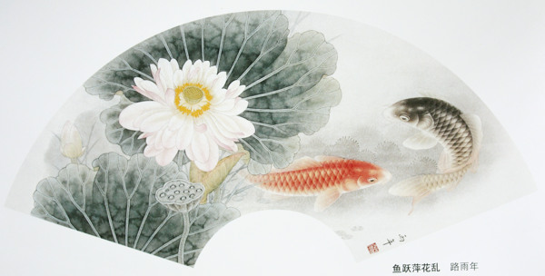 路雨年工筆魚(yú)類選集圖片