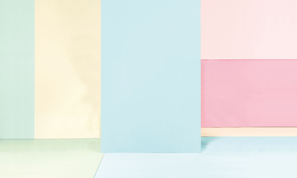 簡(jiǎn)約彩色方塊banner背景素材