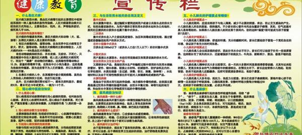 健康教育宣傳欄圖片
