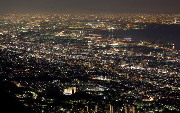 大阪湾夜景图片