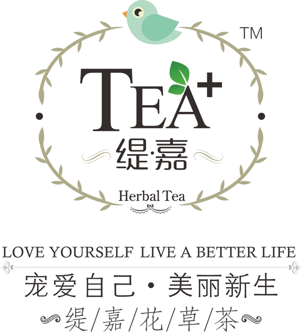 碧生源缇嘉花草茶logo