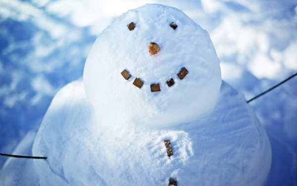 冬季雪人