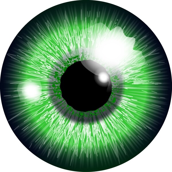 眼睛黑洞创意矢量图形图标徽标