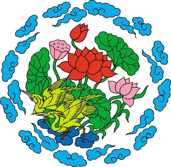 吉祥圖案鶴