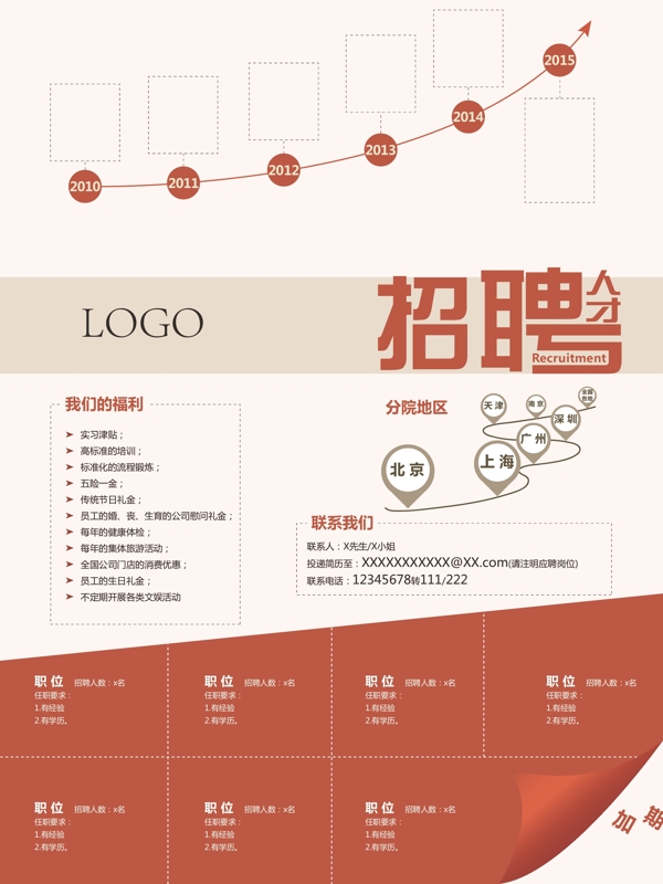 招聘海報