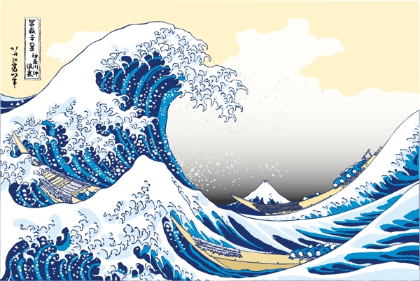 日本浮仕繪與彩繪風(fēng)景和人物圖片