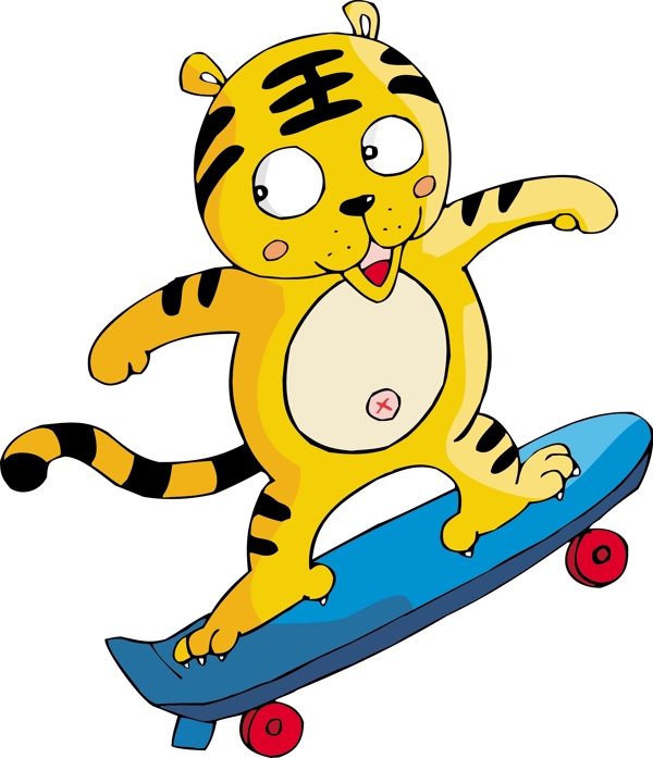 卡通虎圖片