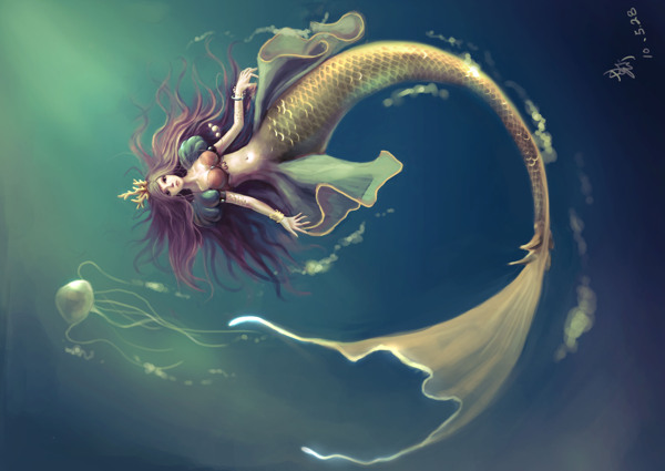 海底深海美人魚(yú)圖片