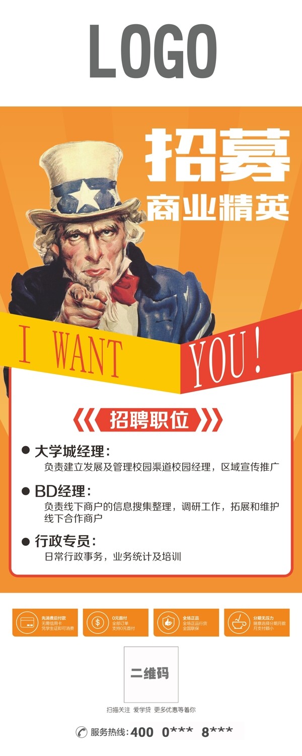 創(chuàng)意招聘海報