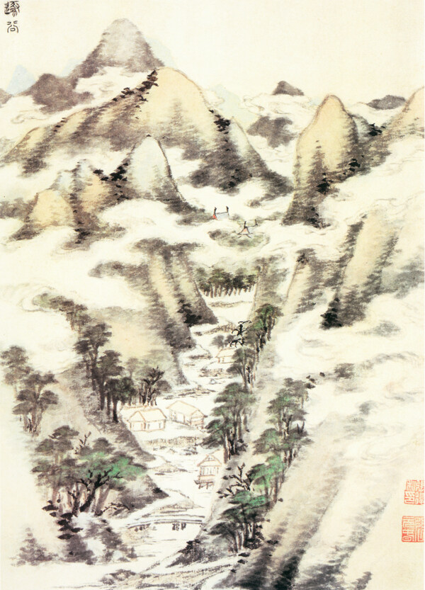 西林十六景圖