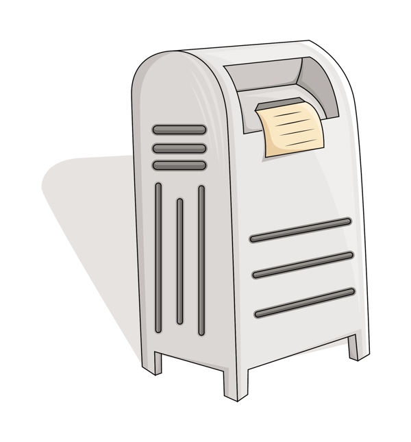 老式的信箱矢量插畫(huà)