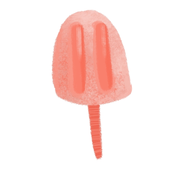 零食甜品粉色冰棒冰棍