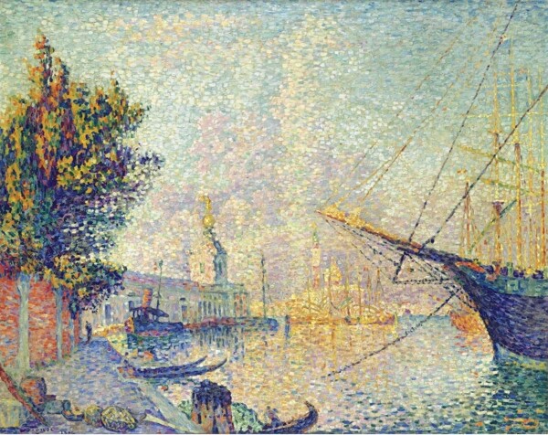 PaulSignacLaDoganaVenise1904畫家風(fēng)景畫靜物油畫建筑油畫裝飾畫