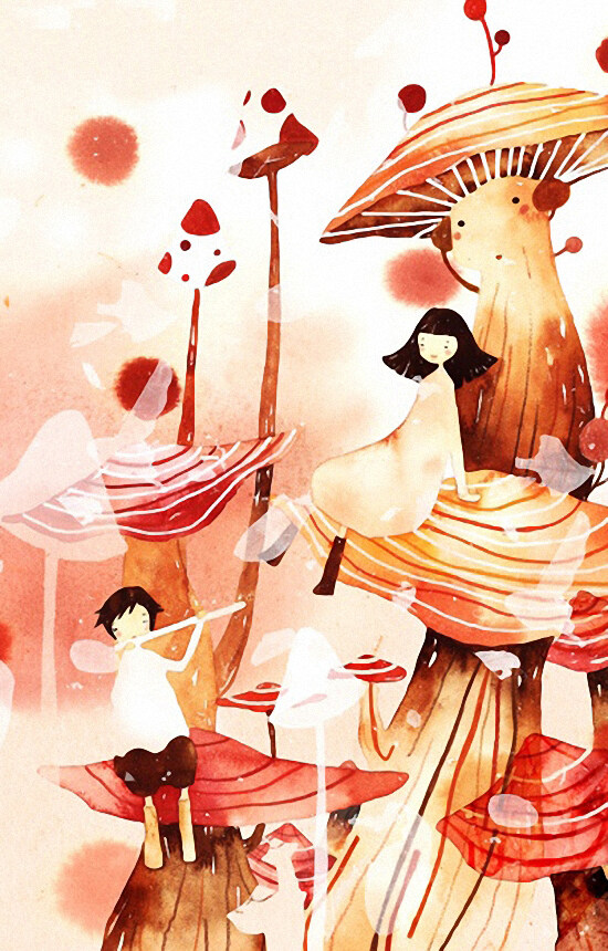 位圖插畫抽象人物女人免費(fèi)素材