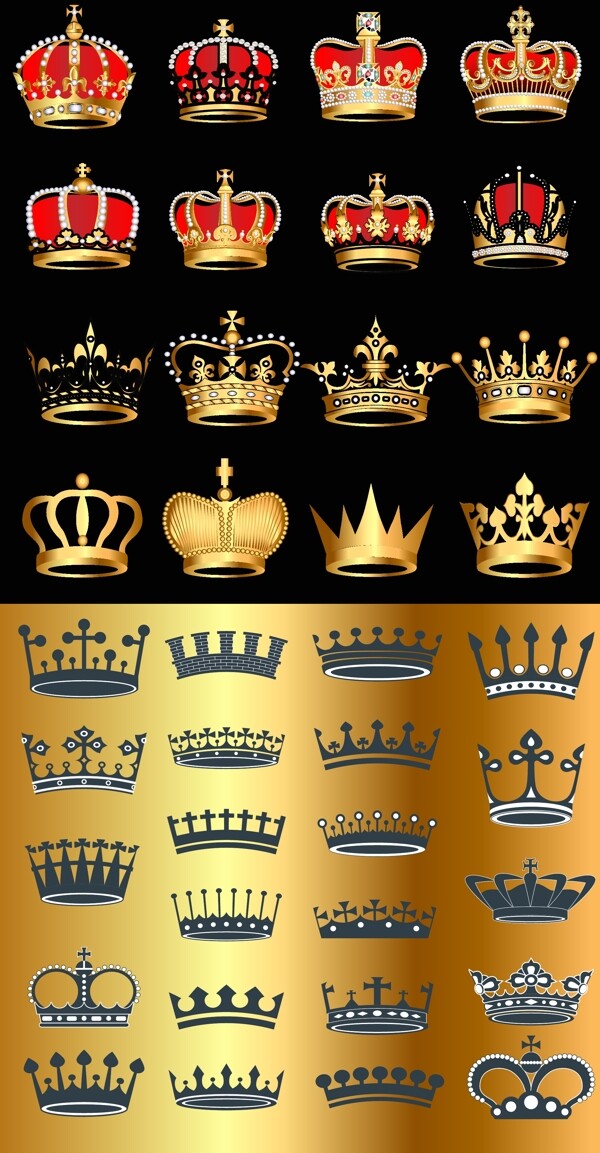 精致欧式皇冠设计图片