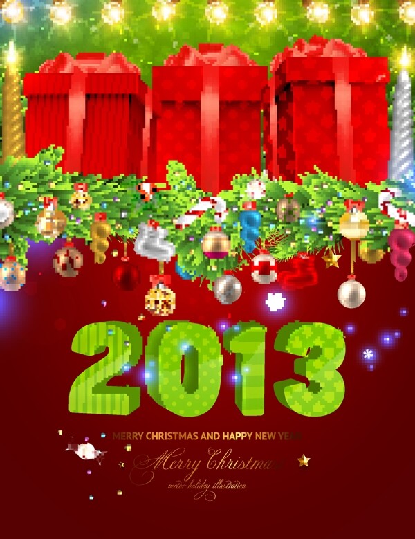 2013圣誕背景圖片
