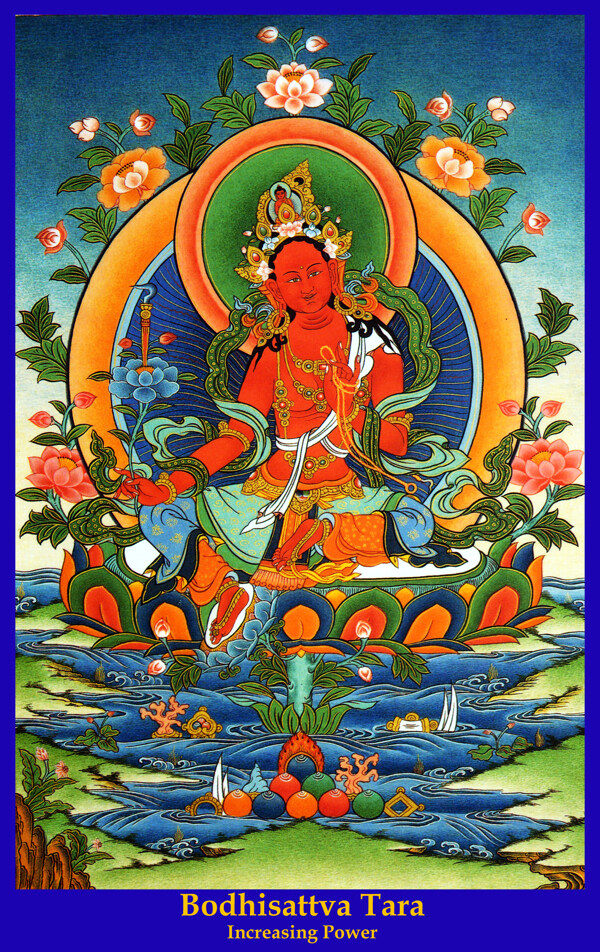 二十一度母圖片