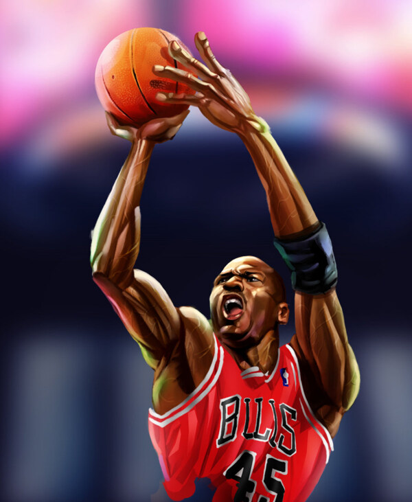 位圖人物球形NBA喬丹免費素材